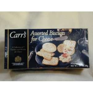 Carrs Assorted Cheese Biscuits   7 OZ: Grocery & Gourmet Food