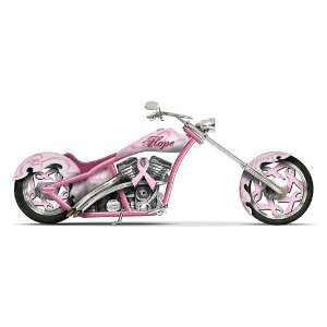  Breast Cancer Support Motorcycle Figurine: Highway Of Hope 