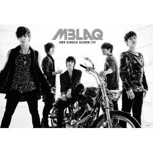  MBLAQ horiz black & white POSTER 34 x 23.5 Korean boy band 