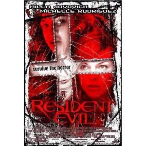  Resident Evil Regular Movie Poster Double Sided Original 