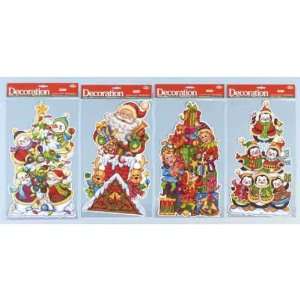  18 Glittered Christmas Stickers Case Pack 96: Everything 