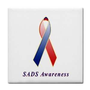  SADS Awareness Ribbon Tile Trivet: Everything Else