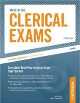 Petersons Online Bookstore   Master the Clerical Exams, 5E (Peterson 
