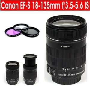 Canon EF S 18 135mm f/3.5 5.6 IS Kit (BRAND NEW , NO RETAIL BOX , LENS 