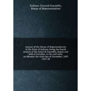  Journal of the House of Representatives of the State of 
