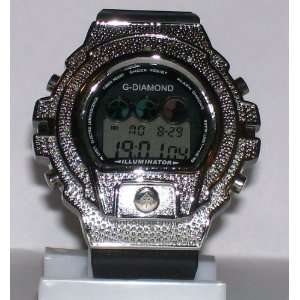  G Diamond Water Resistant Watch Set W/ Extra Band 
