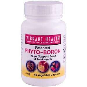  Vibrant Health Phyto Boron, 3 Mg, Vegicaps, 60 Count 