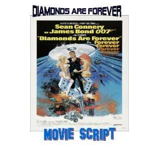  James Bond DIAMONDS ARE FOREVER Movie Script Everything 