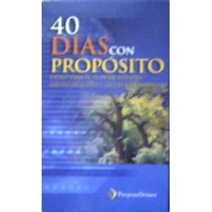  40 Dias Con Proposito VHS 