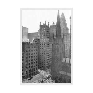  One Wall Street and Trinity Church 1911 20x30 poster: Home 
