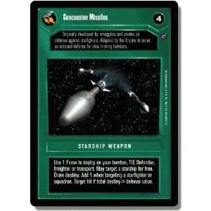  Star Wars CCG Death Star 2 II Common Concussion Missiles 