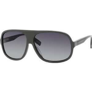 Hugo Boss 0422/P/S Mens Rectangular Full Rim Sports Sunglasses   Gray 