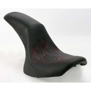   Tattoo Profiler Seat with Dark Red Stitch 884 01 0514: Automotive