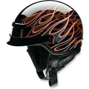 Z1R Nomad Hellfire Helmet , Color: Black/Orange, Size: 2XL XF0103 0686
