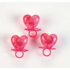 Heart Shaped Lollipop Sucker Rings (1 dz):  Grocery 