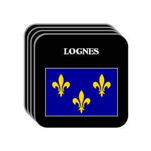  Ile de France   LOGNES Set of 4 Mini Mousepad Coasters 