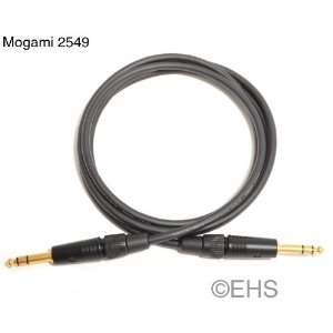   Mogami 2549 Top grade balanced line cable 1/4 TRS 10 ft: Electronics