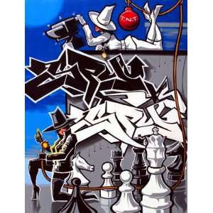 Spy vs. Spy Metal Print Edition, Part of The Recap Show By Graffiti 