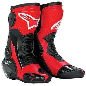   MX Plus Racing Boots   2010   42 Euro/Black/Red: Automotive