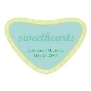   8592 sweethearts Heart Shaped Stickers  pack of 36: Home & Kitchen