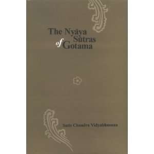   Nyaya Sutras of Gotama [Hardcover] Satis Chandra Vidyabhusana Books