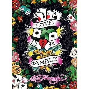    Ed Hardy: Love is a Gamble   500 Piece Puzzle: Toys & Games