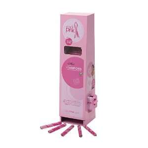 Hospeco HOS VP 75 300 Pink Color Vending Machine Tampon Dispenser 