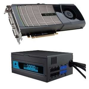  EVGA GeForce GTX 480 SC & Corsair 1000W PSU Electronics