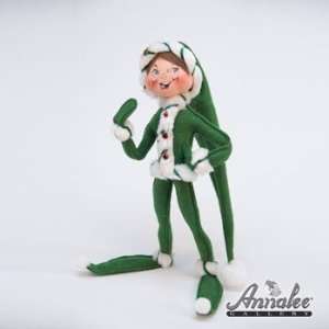  Annalee Christmas 502308 14 Green Peppermint Elf 