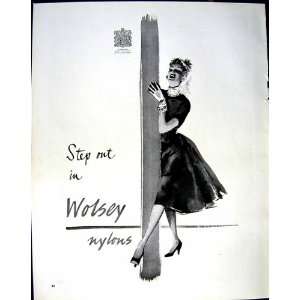  1953 ADVERTISEMENT TROLLOPE COLLS GILBEY WHISKY WOLSEY: Home & Kitchen
