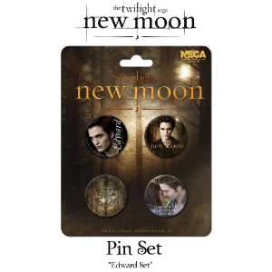  Twilight Saga: New Moon   4 Piece Button Set Edward Cullen 