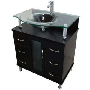  Redondo (single) 32 Inch Modern Bathroom Vanity & Faucet 