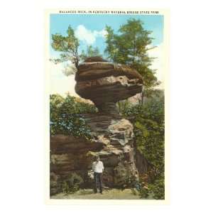  Balanced Rock, State Park, Kentucky Premium Poster Print 