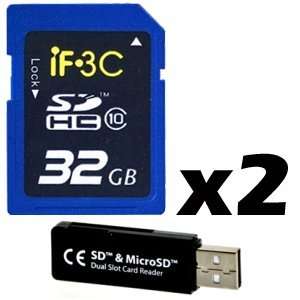  2x 32GB  64GB SD Class 10 IF3C Ultimate Extreme Speed 