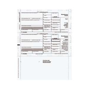  1099 MISC Pressure Seal Tax Forms, 500 SHEETS/PK, MW353, Z 