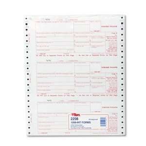  1099 Tax Forms for Dot Matrix Printers/Typewriters, 4 Part 