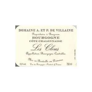   Villaine Bourgogne Blanc Les Clous 2008 750ML Grocery & Gourmet Food