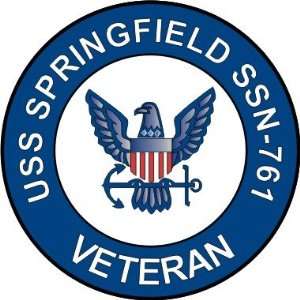 US Navy USS Springfield SSN 761 Ship Veteran Decal Sticker 