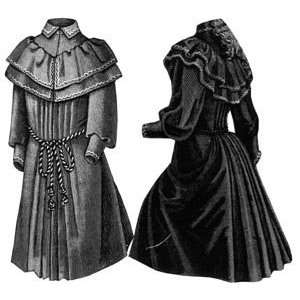  1891 Coat for Girl 9 11 Years Pattern 