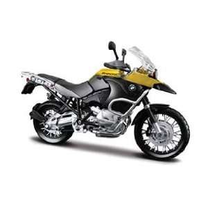  1:12 Scale Maisto BMW R 1200gs Yellow Diecast Motorcycle 