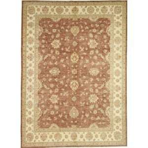  811 x 124 Red Hand Knotted Wool Ziegler Rug: Furniture 