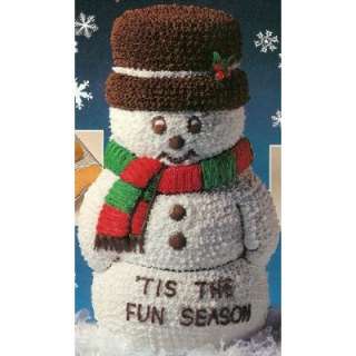   Up 3D Snowman Christmas Holiday Cake Pan (2105 1394, 1984) Retired