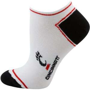   Bearcats Ladies White No Show Ankle Socks: Sports & Outdoors
