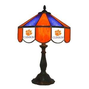  Clemson Tigers Blue & Orange Panel 14 Table Lamp: Sports 
