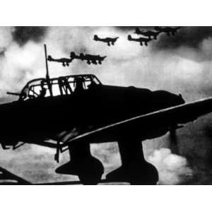 World War II, German Stuka Dive Bombers over Poland, 1939 