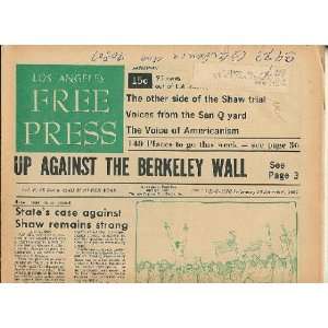 Los Angeles Free Press 1969 Kennedy Black Panthers:  Home 