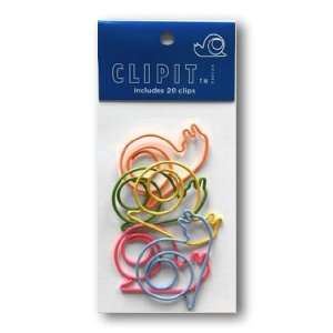  Snail Paper Clips   Double Pack of 40 