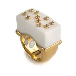  Miriam Salat Ivory Starstudded Ring Miriam Salat Jewelry