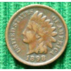  1898 indian head cent by Hobbits Us Coin Mart Everything 