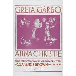  Anna Christie (1930) 27 x 40 Movie Poster Style B
